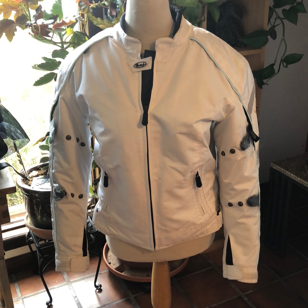 BRAND NEW Women’s MOTO JACKET AND HELMET. Med.